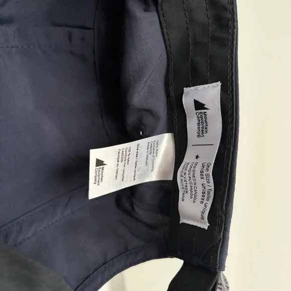 2 (Navy + Tan) Packable Hats from MEC - Picture 6 of 9